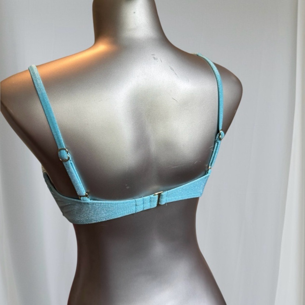 $10 Add-on | Blue Bikini Top Classic Swimwear - Picture 4 of 16